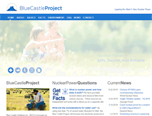 Tablet Screenshot of bluecastleproject.com